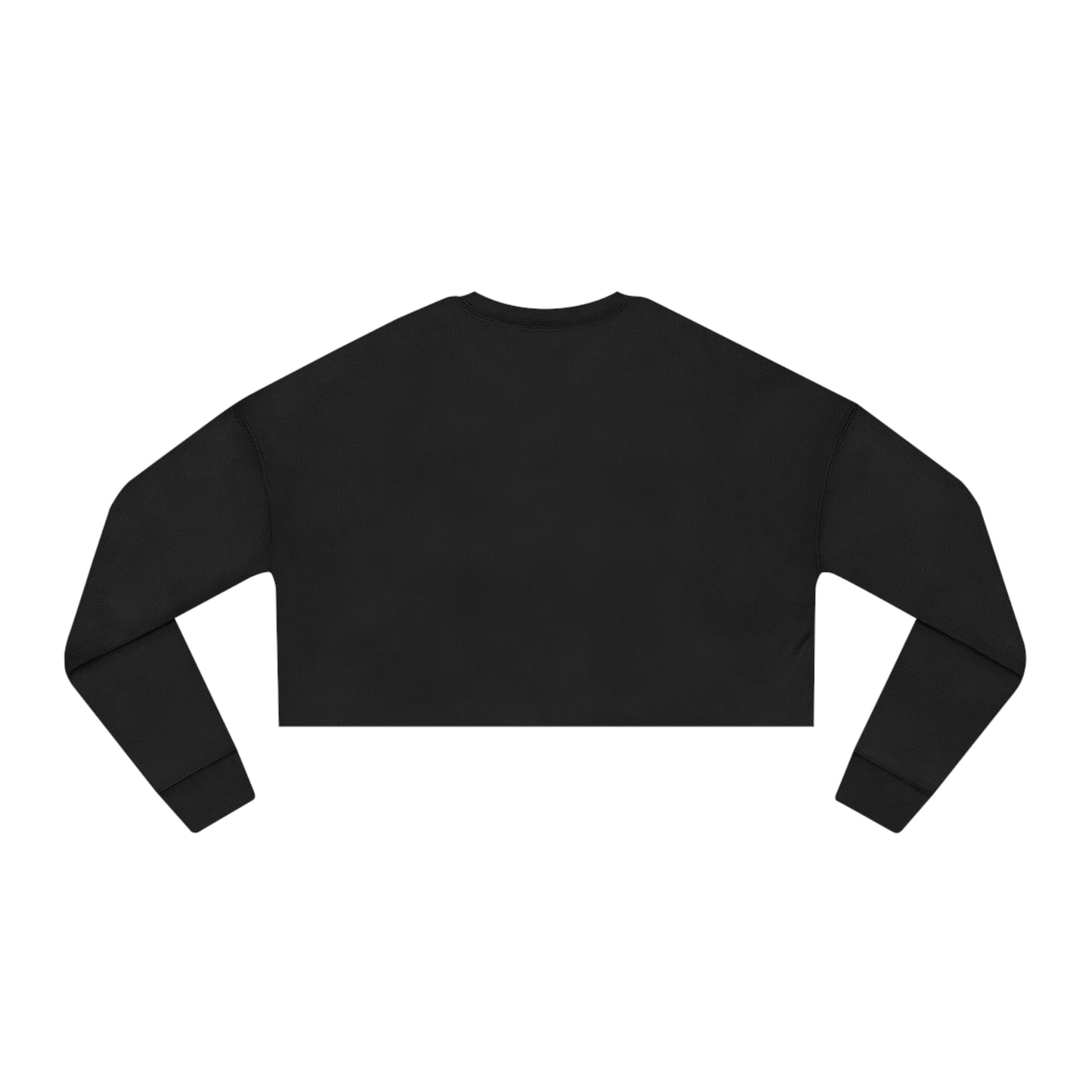 Positivity Cropped Sweatshirt (Black) - The Nerd Brands