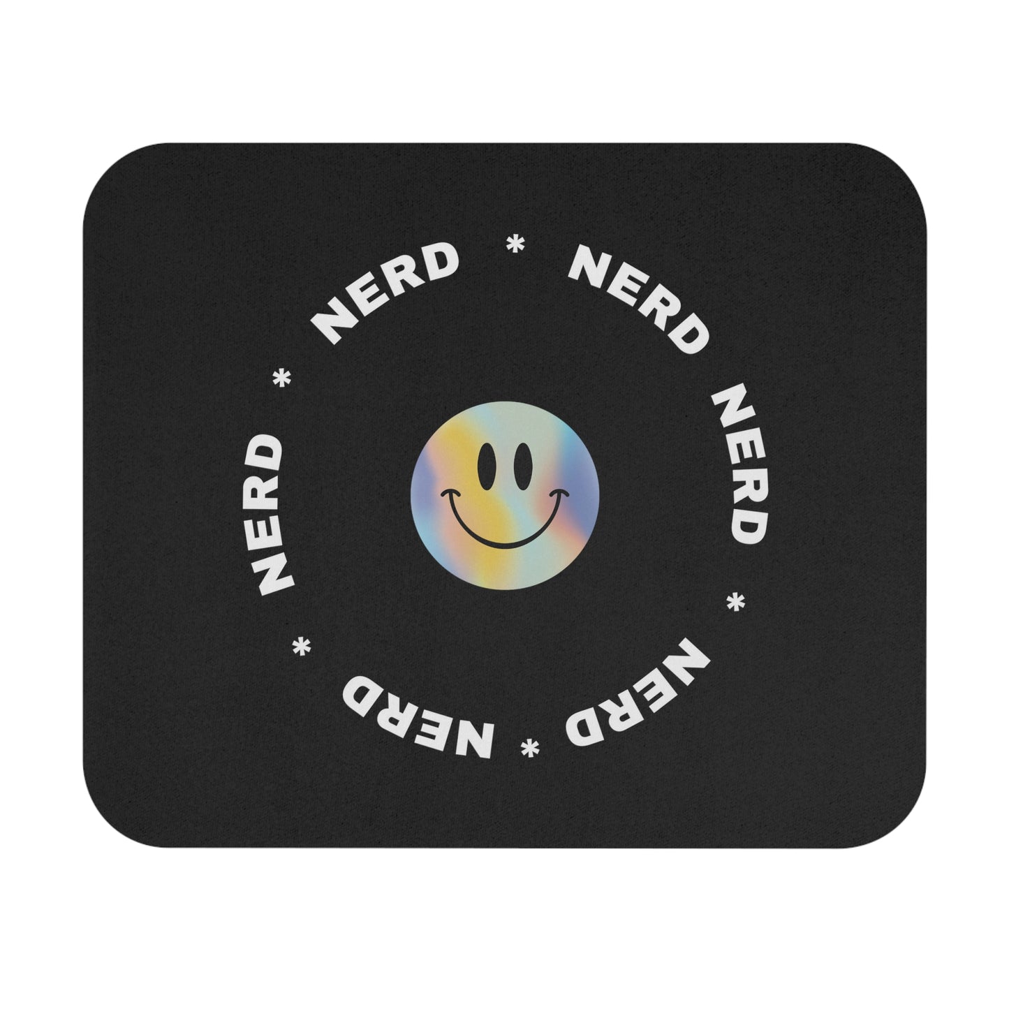 Smiley Nerd Mouse Pad (Rectangle) - The Nerd Brands