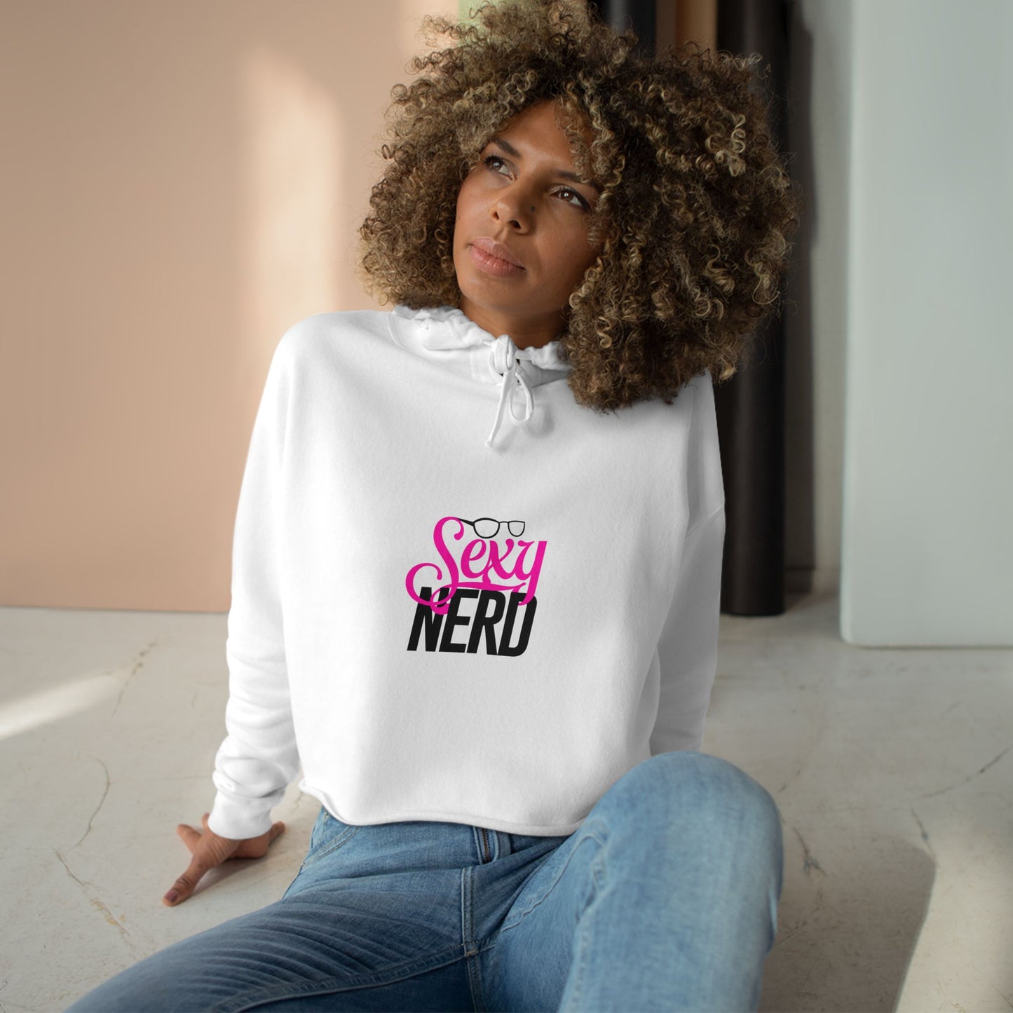 Sexy Nerd Crop Hoodie