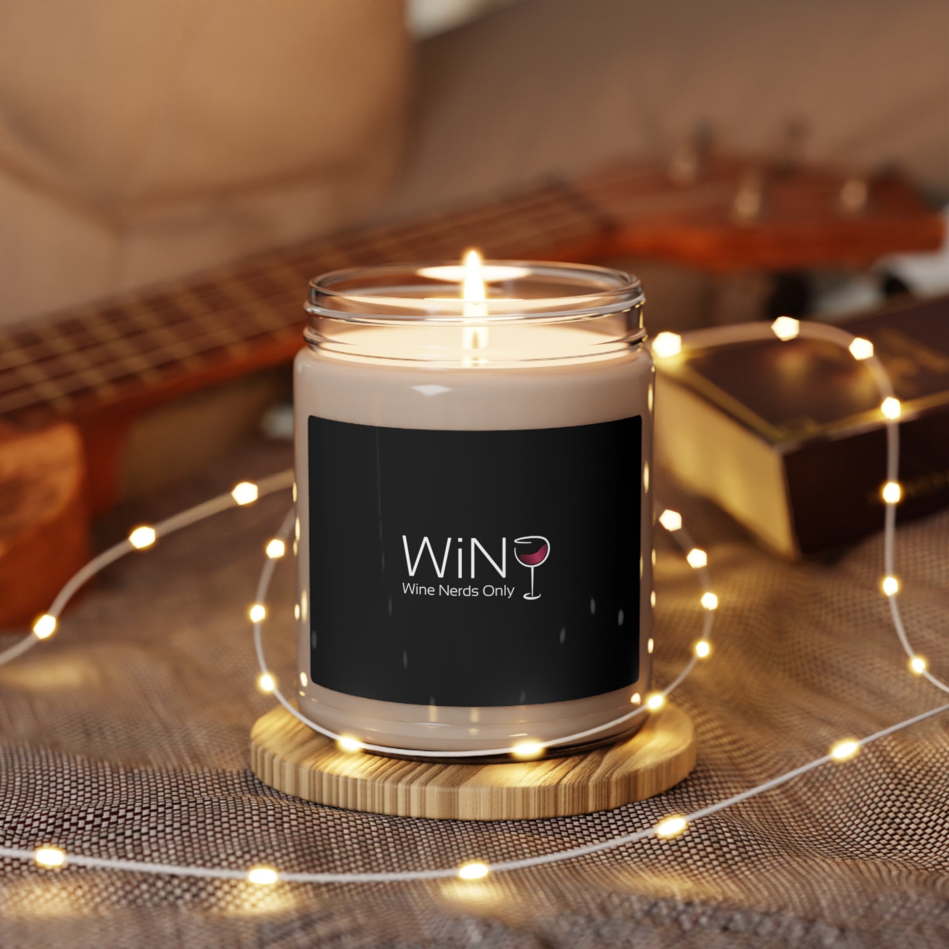 WiNO (Wine Nerds Only) Vanilla Scented Candle, 9oz - The Nerd Brands