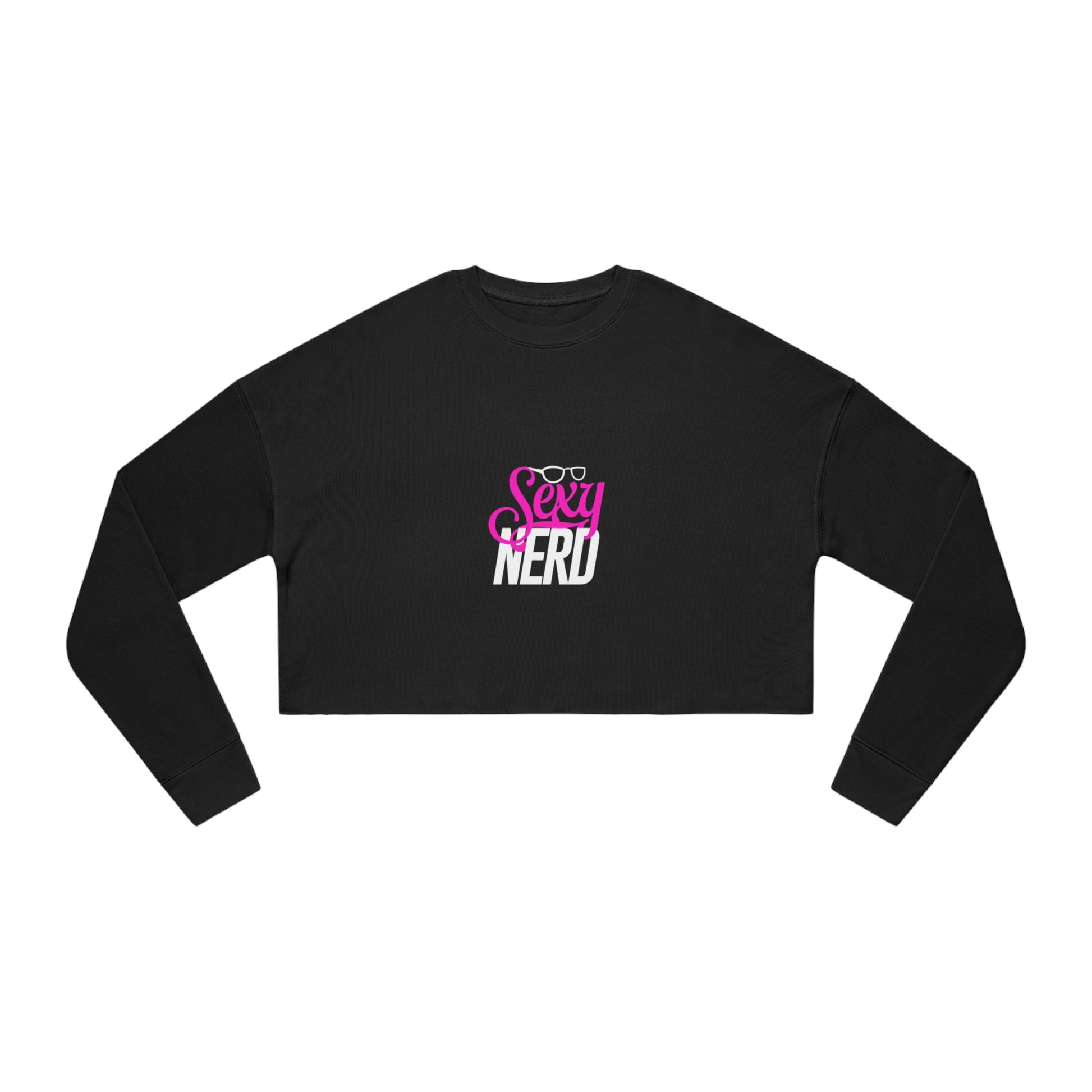 Sexy Nerd Women's Cropped Sweatshirt - The Nerd Brands