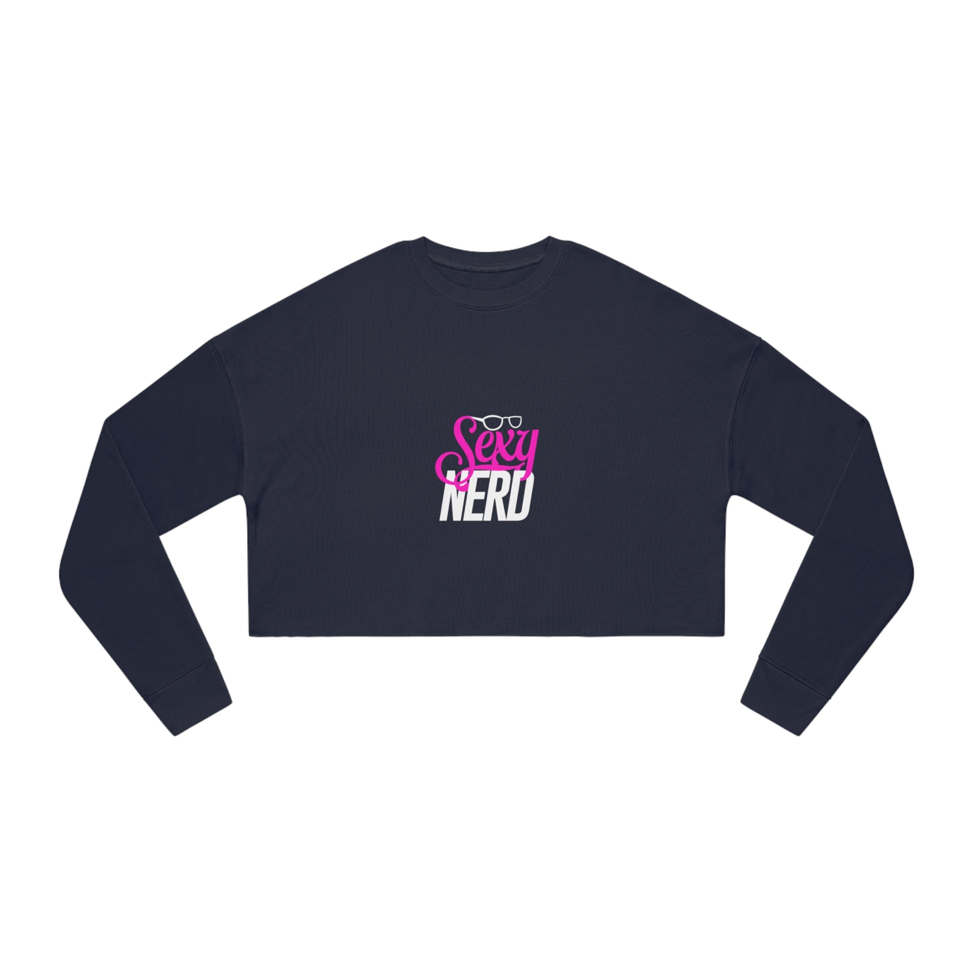 Sexy Nerd Women's Cropped Sweatshirt - The Nerd Brands