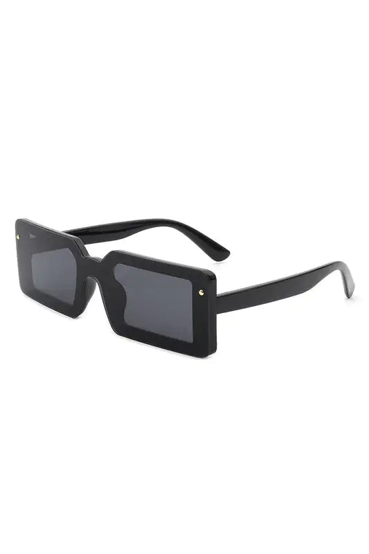 Rectangle Retro Flat Top Sunglasses