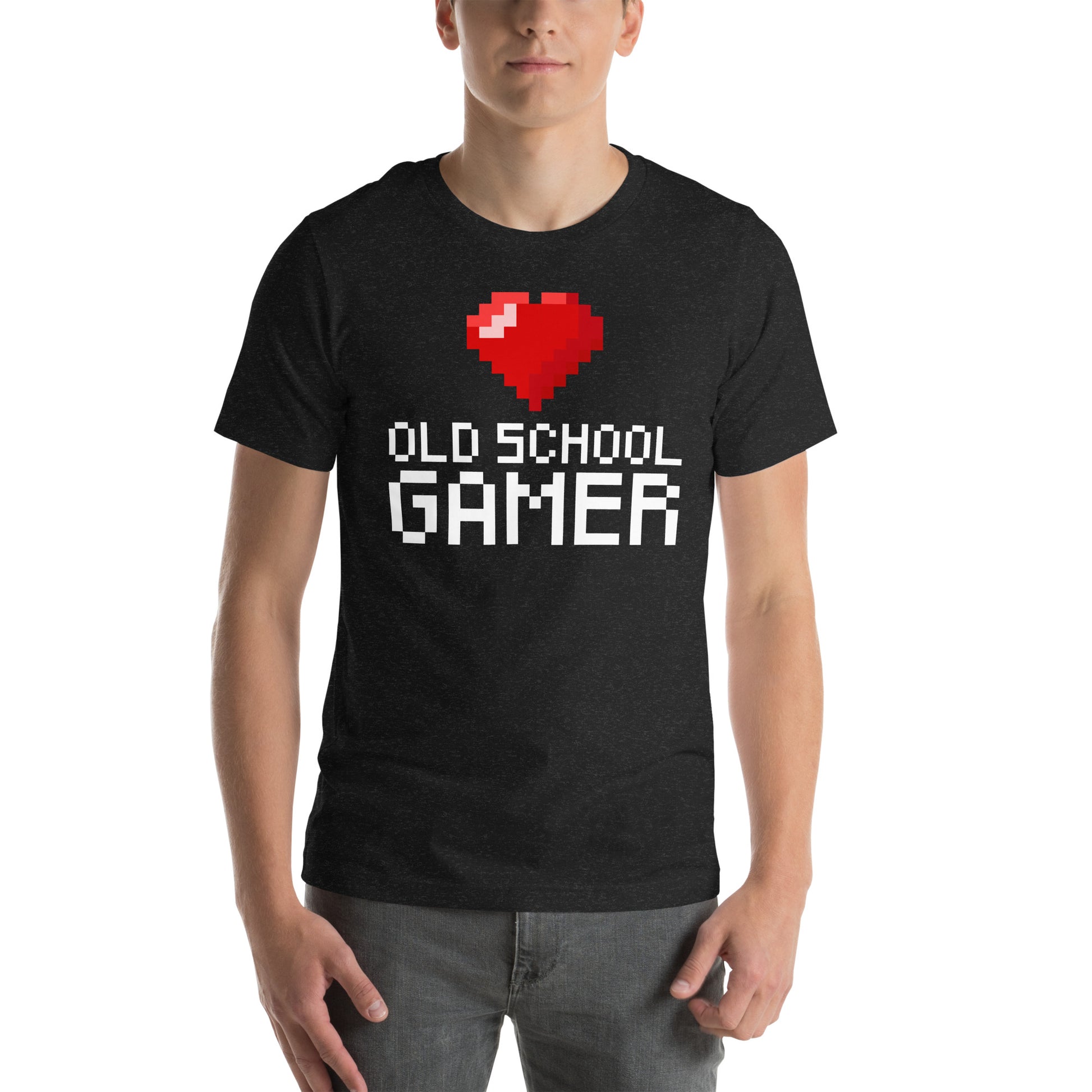 "Old School Gamer" Unisex Cotton T-Shirt - The Nerd Brands