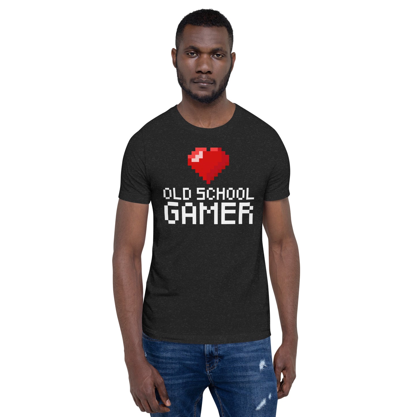 "Old School Gamer" Unisex Cotton T-Shirt - The Nerd Brands