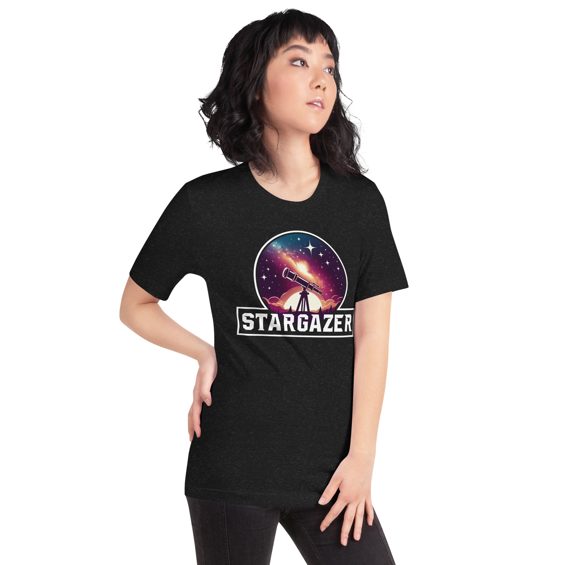 "Stargazer" Unisex Cotton T-Shirt - The Nerd Brands